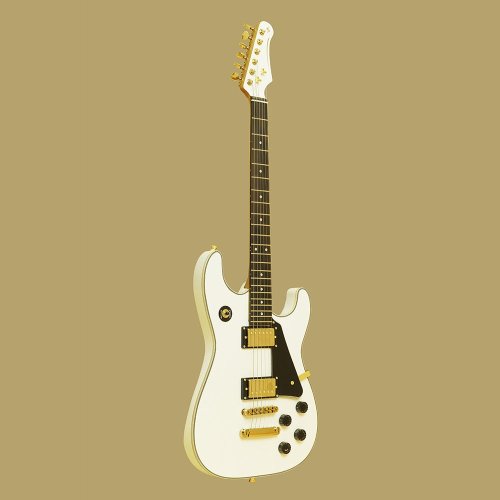 Stagg 30TH LEGACY WH, elektrická kytara, bílá