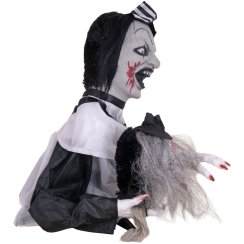 Halloween stolní klaun, 55 cm Halloween stolní klaun, 55 cm