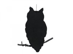 Halloween silueta sovy, 62cm