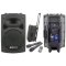 QTX QR15PA, mobilní 15" zvukový systém MP3/SD/USB/2x VHF, 250W
