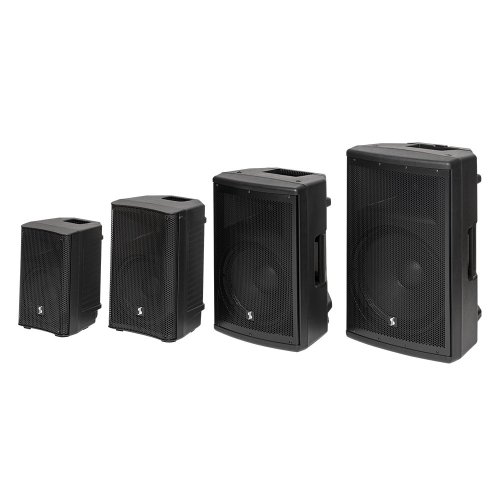 Stagg AS10B, mobilní 10" zvukový systém MP3/BT/USB/TWS/1x UHF, 125W