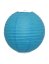 Lampion papírový 25 cm, modrý