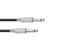 Kabel KC-30 2x Jack 6,3 mono 3 m, černý Kabel KC-30 2x Jack 6,3 mono 3 m, černý