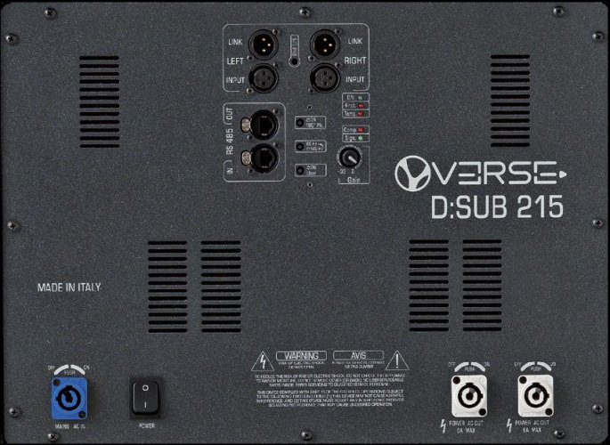 Verse D Sub 215, aktivní subwoofer 2x 15", 2000W