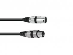 Kabel MC-75 XLR samec/samice, symetrický, černý, 7,5m