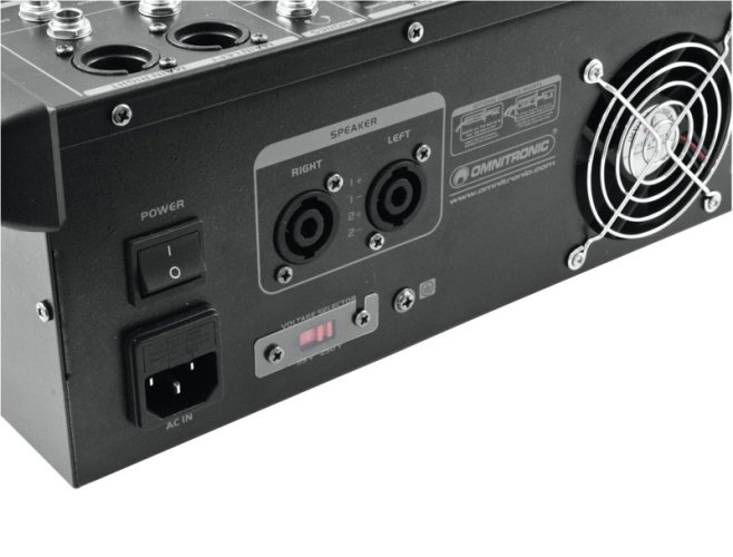 Omnitronic LS-822A, 8-kanálový aktivní mixážní pult