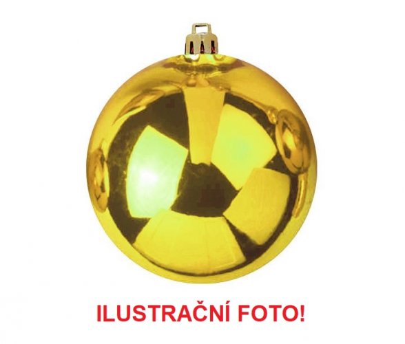 Vánoční dekorační ozdoba, 30 cm, zlatá, 1 ks - poškozeno (83501281)