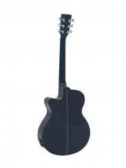 Dimavery AW-400, kytara elektroakustická typu Folk, stínovaná modrá