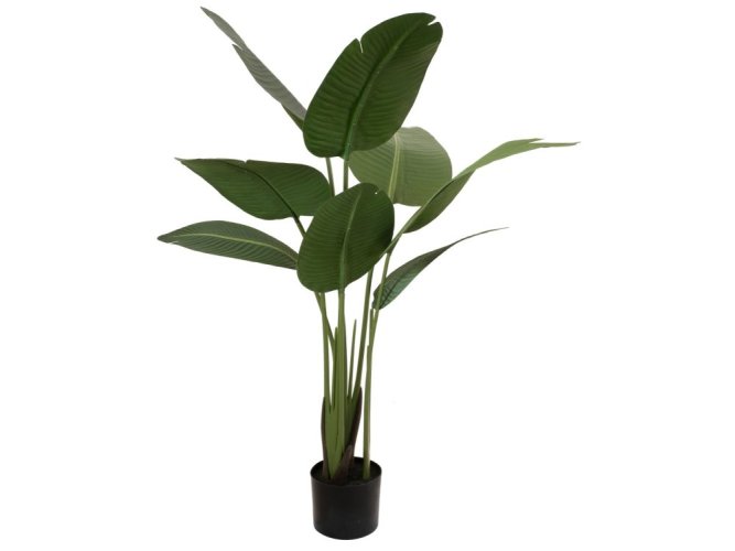 Europalms Strelície, umělá rostlina, 110cm