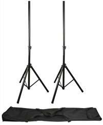QTX sada reproduktorových stojanů v přepravním obalu, 112-176 cm, 25 kg QTX sada reproduktorových stojanů v přepravním obalu, 112-176 cm, 25 kg