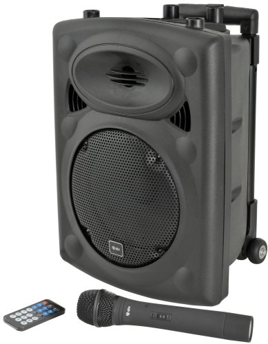 QTX QR8PA, mobilní 8" zvukový systém BT/USB/SD/FM/UHF/TWS, 50W