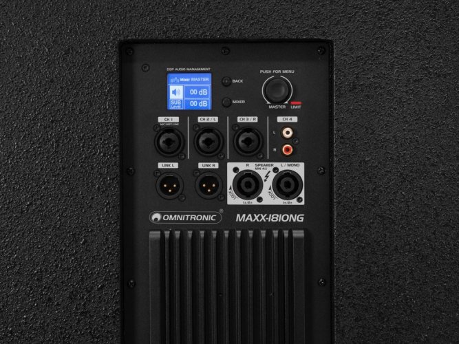 Omnitronic MAXX-1810NG 2.1 aktivní zvukový systém