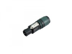 Neutrik speakon 4 pólový NL4FXX-W-S, zástrčka přímá