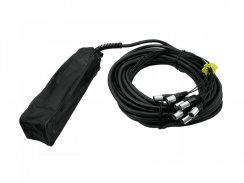 Omnitronic MUS-820, multicore kabel se stageboxem, 8IN XLR, 20 m