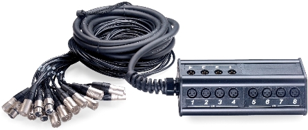 Stagg NSB-05/16X4XR, párový kabel se stageboxem