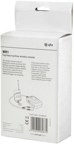 QTX WR-1, bezdrátové ovladání pro výrobníky mlhy QTX