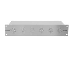 Omnitronic 6-ti zónový PA ovladač hlasitosti 10W mono, stříbrný Omnitronic 6-ti zónový PA ovladač hlasitosti 10W mono, stříbrný