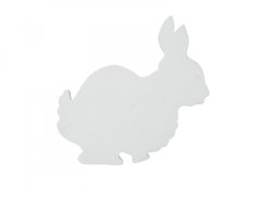 Silueta králíčka, bílá, 56cm