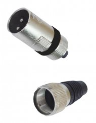 Omnitronic XLR zástrčka 3-pin na kabel