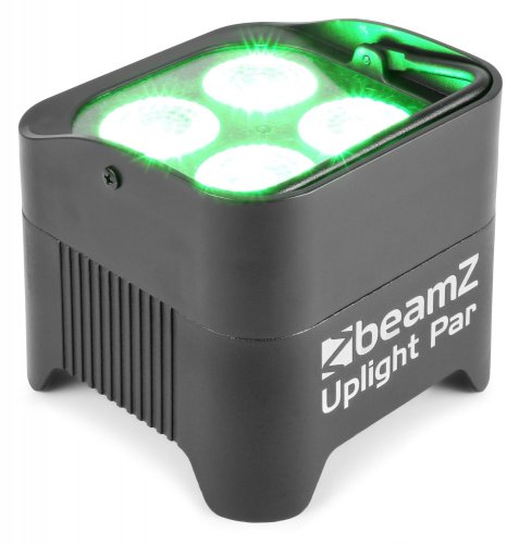 BeamZ BBP94, podlahový LED PAR 4x 10W RGBAW+UV, dobíjecí baterie