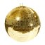Zrcadlová zlatá koule, 50 cm