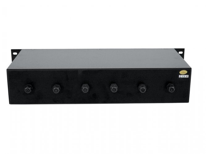 Omnitronic ELA 6S - 30 W černý, stereo 6-zónový regulátor