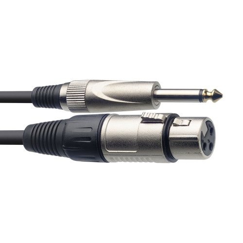 Stagg SMC3XP, kabel mikrofonní XLR/Jack, 3m
