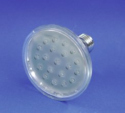 OMNILUX lampa PAR-30 240V E-27 18 LED 5mm žlutá
