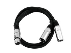 OMNITRONIC adaptérový kabel XLR(F)/2xXLR(M) 1,5m bk OMNITRONIC adaptérový kabel XLR(F)/2xXLR(M) 1,5m bk