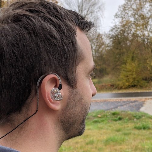 Stagg SPM-235 TR, in-ear sluchátka, transparentní