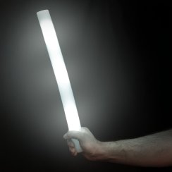 Pěnová tyč s LED světlem, bílá Pěnová tyč s LED světlem, bílá