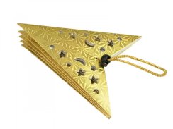 Star Lantern, papírová hvězda 75cm, zlatá
