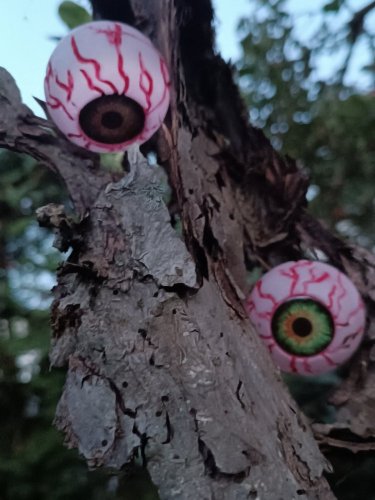 Halloween oční bulvy, 5cm, 4x