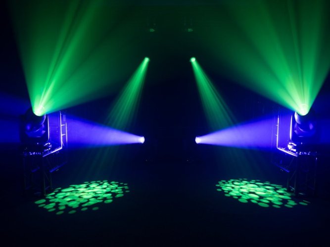 Eurolite TMH-S400, LED CMY s pohyblivou hlavou, paprsek/bod/oplach