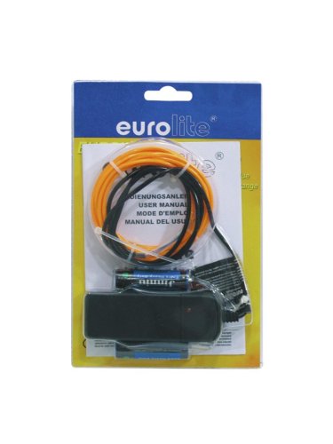 Eurolite neonový provázek 2mm, 2m, oranžový