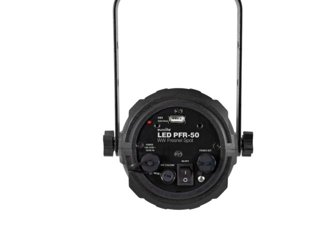 Eurolite LED PFR-50 WW Fresnel Spot, 11°- 40°, LED COB 20W, DMX