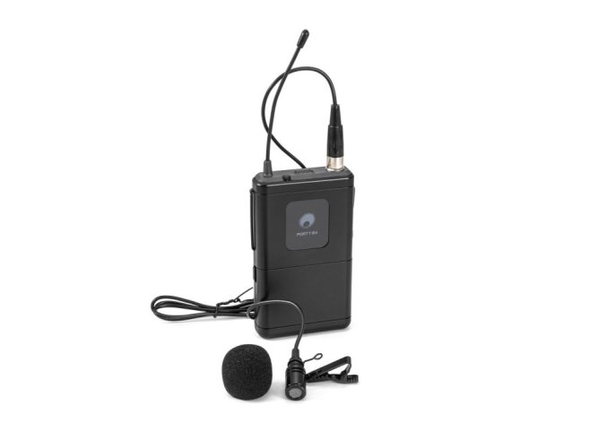 OMNITRONIC PORTY-8A Bodypack + klopový mikrofon 863.1 MHz OMNITRONIC PORTY-8A Bodypack + klopový mikrofon 863.1 MHz