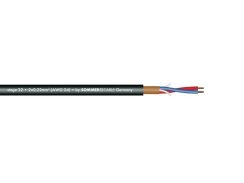 Sommer Cable Stage 22 mikrofonní kabel, 2x0,22 mm, černý, 100 m role