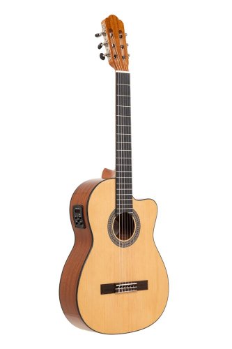 Angel Lopez ALICANTE SM-CE, elektroakustická klasická kytara 4/4, přírodní