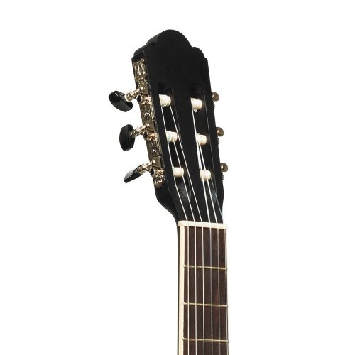 Stagg SCL70-BLK, klasická kytara 4/4, černá