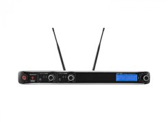 Omnitronic UHF-302, 2-kanálový bezdrátový mikrofonní set 823-832 MHz / 863-865 MHz