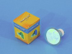 OMNILUX GU-10 230V/50W 1500h 25° modrá