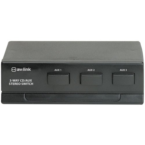 AV:link AD-AUD31, 3-kanálový stereo přepínač audio signálu