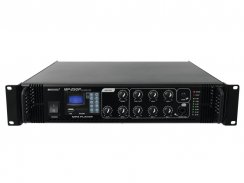 Omnitronic MP-250P PA, 100V zesilovač, USB, MP3