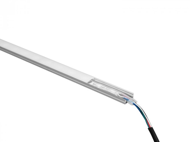 Eurolite krytka pro U profil 20 mm pro LED pásky, mléčná, 2m