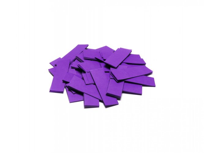 Tcm Fx pomalu padající obdélníkové konfety 55x18mm, fialové, 1kg