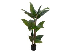 Taro Alocasia, umělá rostlina, 140cm