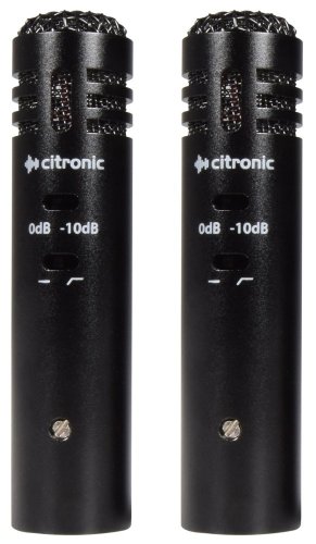 Citronic ECM20, kondenzátorové mikrofony, pár