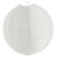 Nylonový lampion 30 cm, bílá