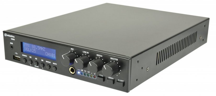 Adastra UM90, 100V mixážní zesilovač, 90W, BT/MP3/FM